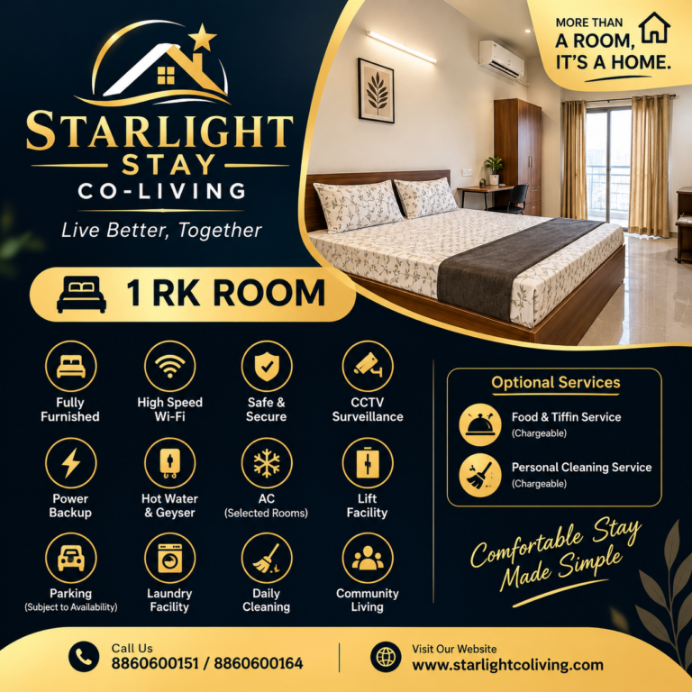 Amenities at Starlight Coliving – Everything You Need for a Comfortable Stay